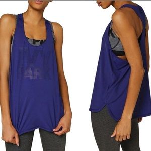 Beyoncé Ivy Park Blue Laser Cut Tank Top XL/2XL
